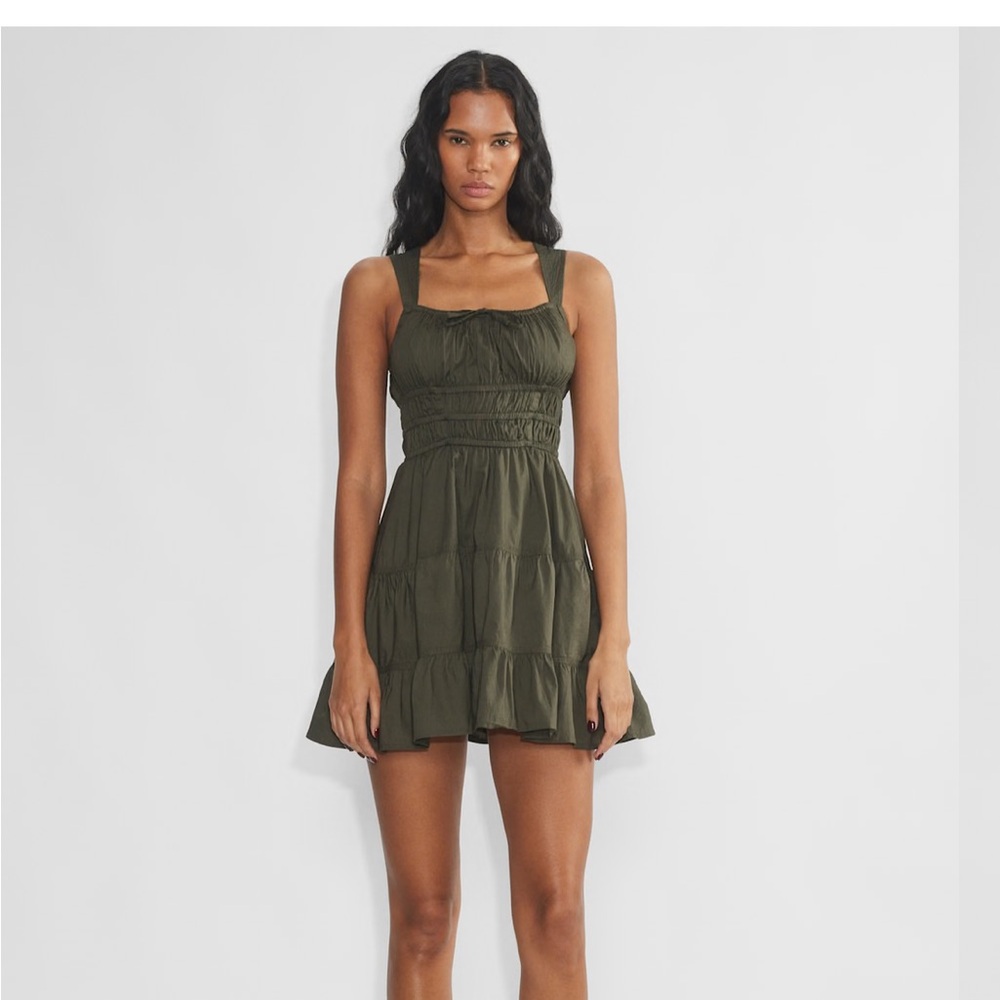 Aritzia Olive Mini Dress
